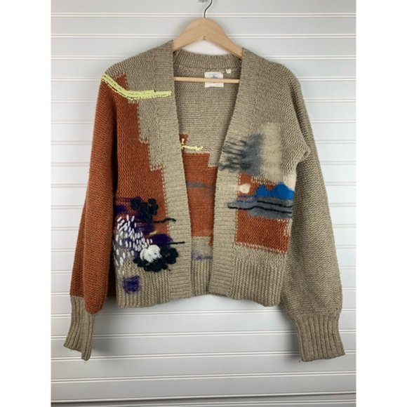 Anthropologie HWR Petunia Embellished Cardigan - Picture 2 of 13